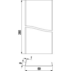 ND-KRYCI PLECH -1*85-285 černá