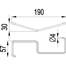 HALTESPANGE f. FLIESE TAMPERE 262.15+266.17