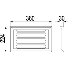 ND-ROST ALTA 30*224*360-cerna