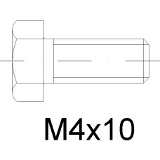 ND-SROUB M4*10 021103.25 zink.