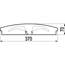 ND-ZABRANA L=370 VESTRE-cerna