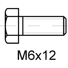 ND- SROUB M6*12 021103.25