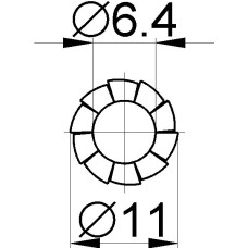 N. DIL -PODLOZKA 6,4 021745.15