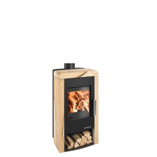 Kaminofen Pyrus -ST schwarz, Woodstone =