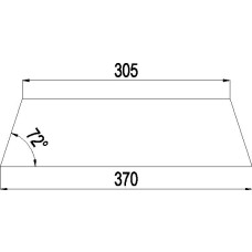 Prestige ISOLIERPLATTE 181.18 370x100