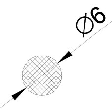 RUNDDICHTUNG 6mm GLas Kaminof. 
> > Bitte länge der Dichtung am Gerät abmessen und ganze Laufmeter bestellen .      (1 Laufmeter = Menge: 1 ) <<
