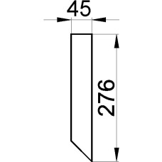 SCHAMOTTE 107 276x45x30