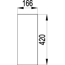 SCHAMOTTE 126 420x166x30
