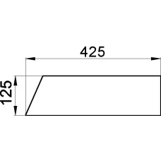 SCHAMOTTE 151 425x125x30