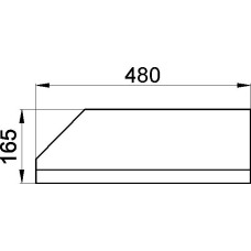 SCHAMOTTE 152 480x165x30