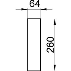 SCHAMOTTE 163 260x64x30