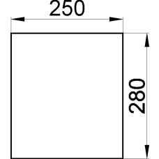 SCHAMOTTE 165 280x250x30