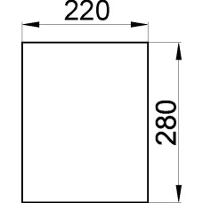 SCHAMOTTE 166 280x220x30