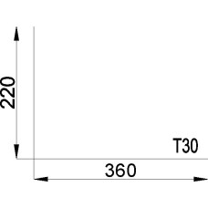 SCHAMOTTE 174 360x220x30