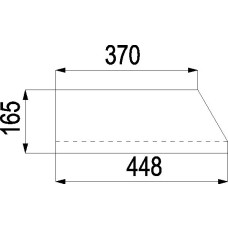SCHAMOTTE 189 448X165X30