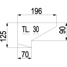 SCHAMOTTE 194 196x125x30