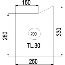 SCHAMOTTE 200 330x250x30