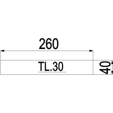 SCHAMOTTE 207 260x40x30