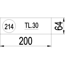 SCHAMOTTE 214 200x64x30