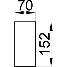 SCHAMOTTE 46 152x70x30