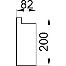 SCHAMOTTE 47 203x82x30