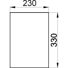 SCHAMOTTE 76 330x230x30