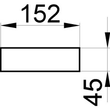 SCHAMOTTE 92 152x45x30
