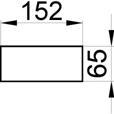 SCHAMOTTE 97 152x65x30