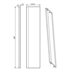 SEITENWANDBLECH RECHTS 305.15