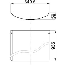 SEITENWAND EDELSTAHL 150.17