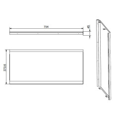 SEITENWAND GGRAU RECHTS 306.15