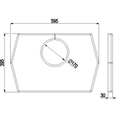 Serp. DECKPLATTE Orsted 266.17