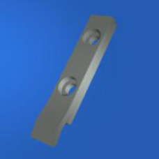 HSD 60/75/90.5 VERRIEGELUNGSBLECH Hakengriff