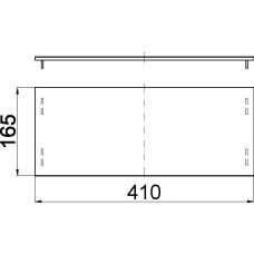 ZUGUMLENKPLATTE 410x165x5