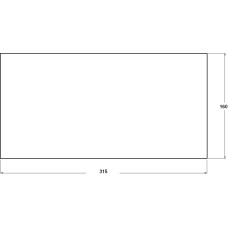 ZUGUMLENKPLATTE OBEN 315x160