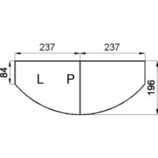 a.RIGA WF-BLECH WEISS 2-TLG.